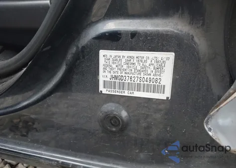 2007 Honda Fit Sport from USA, damaged, VIN JHMGD37627S049082